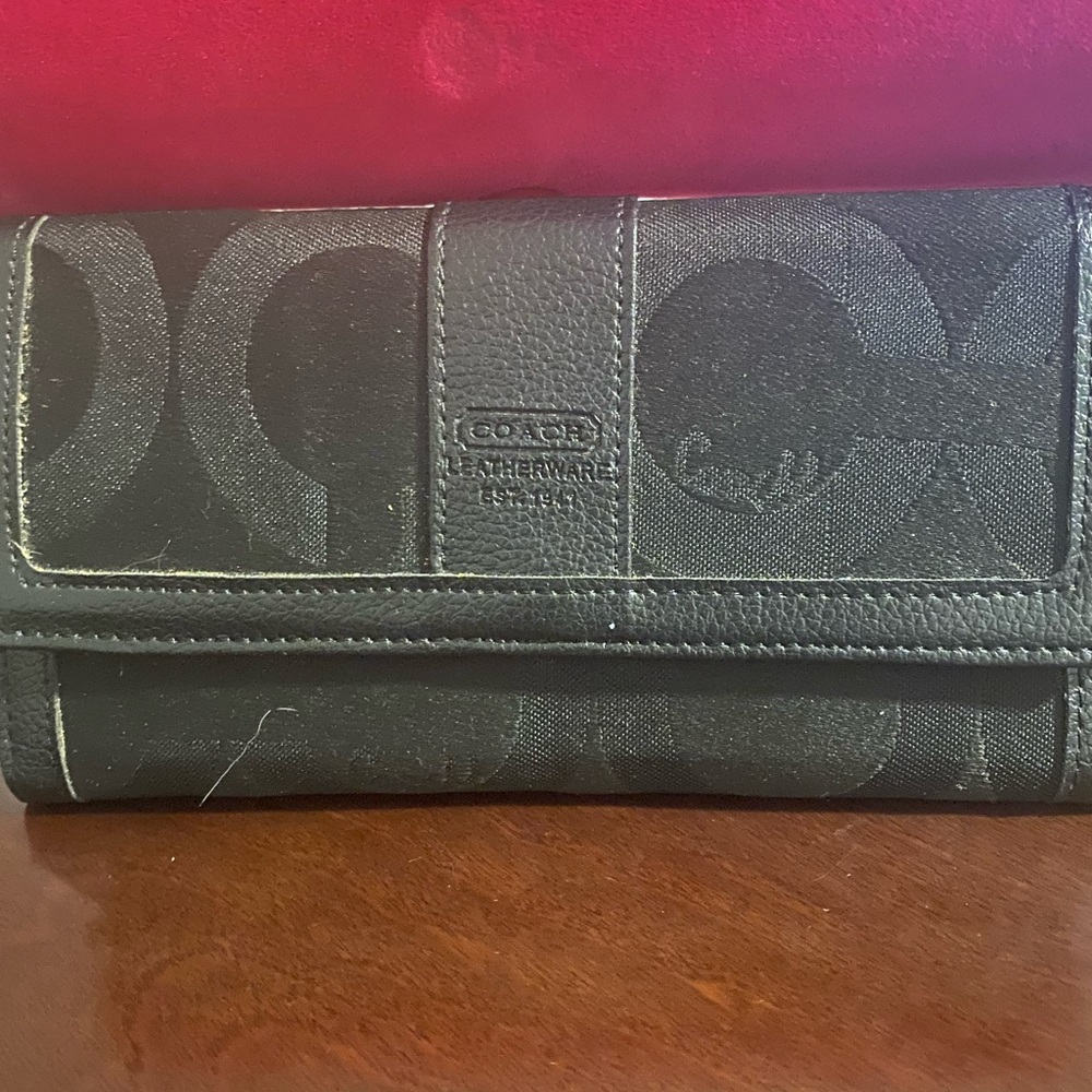 Black Coach Wallet